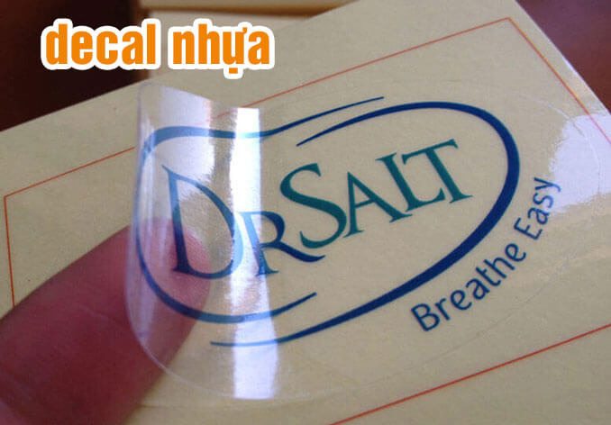 Decal Giấy Và Decal Nhựa