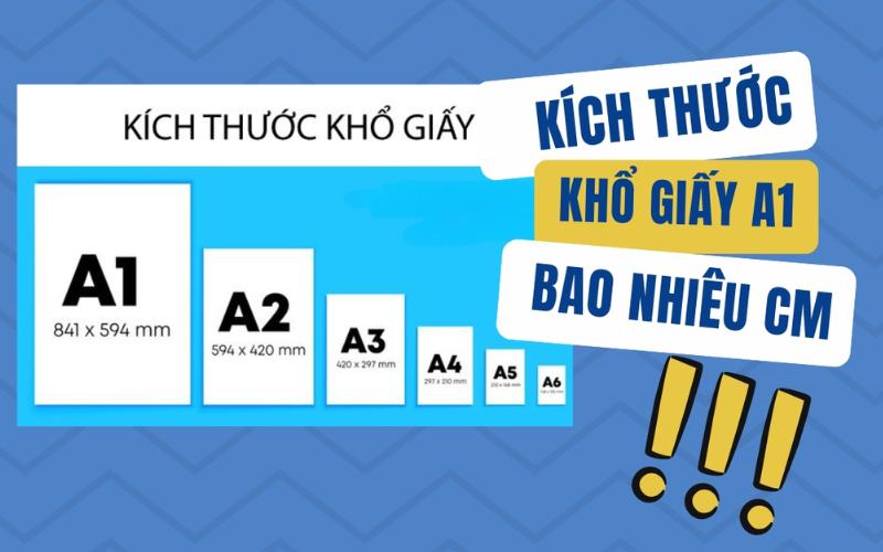 kích thước khổ giấy 