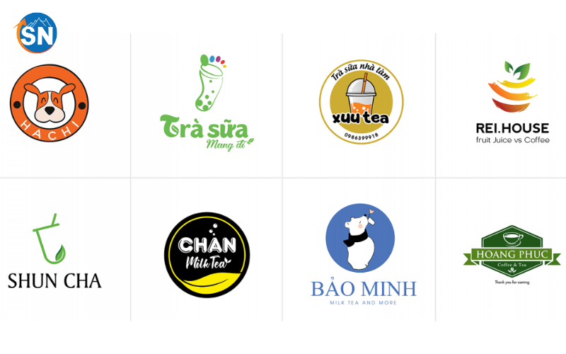 logo trà sữa 