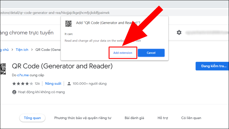 Cài đặt tiện ích Generator and Reader