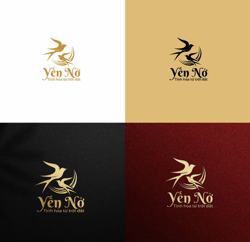 Logo yến sào được in Offset Logo yến sào được in Offset