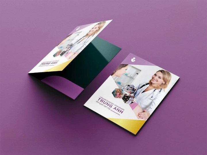 Mẫu folder cho sự kiện, hội thảo y tế