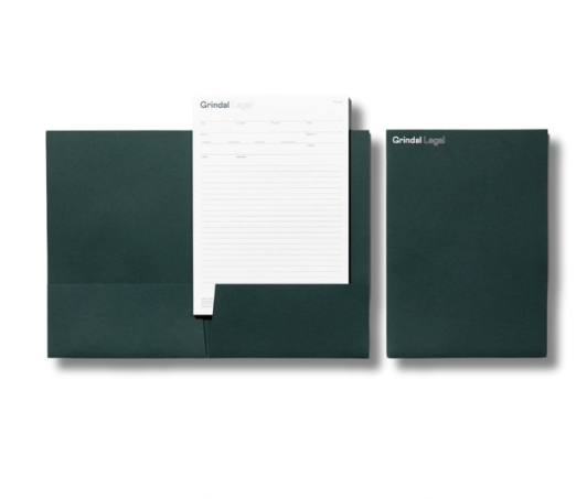 Mẫu folder chuyên nghiệp để pitching hợp đồng