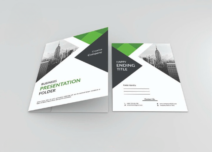 Mẫu in folder cho ngành bất động sản