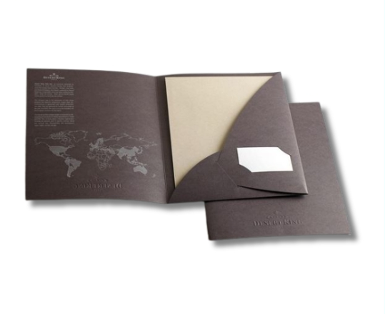 Mẫu folder in nổi