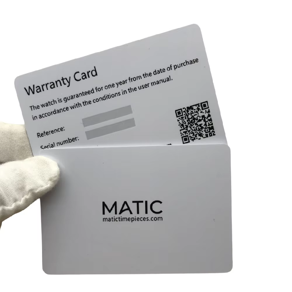 Phiếu bảo hành làm từ thẻ nhựa 3 lớp Phiếu bảo hành làm từ thẻ nhựa 3 lớp