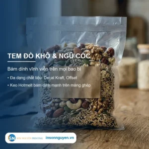 Sản xuất tem nhãn cuộn dược phẩm y tế kháng ẩm tại Sơn Nguyên