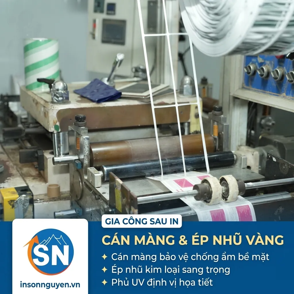in tem nhãn decal giấy thực phẩm mỹ phẩm sắc nét