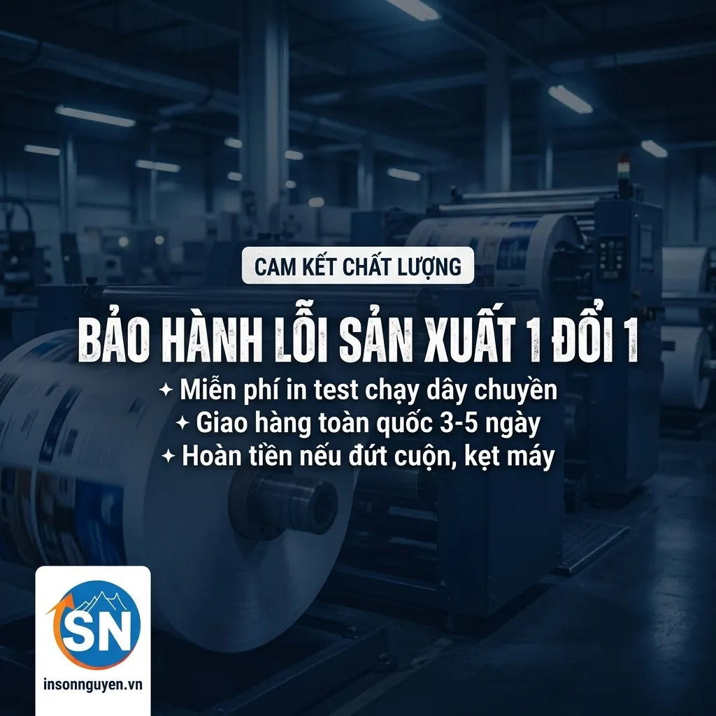 in tem nhãn decal giấy thực phẩm mỹ phẩm sắc nét