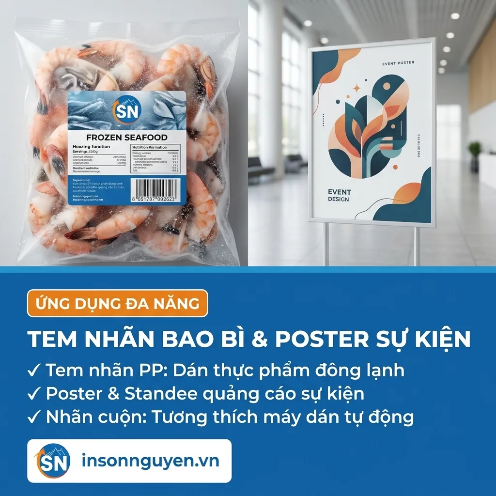 máy in decal pp công suất lớn tại xưởng