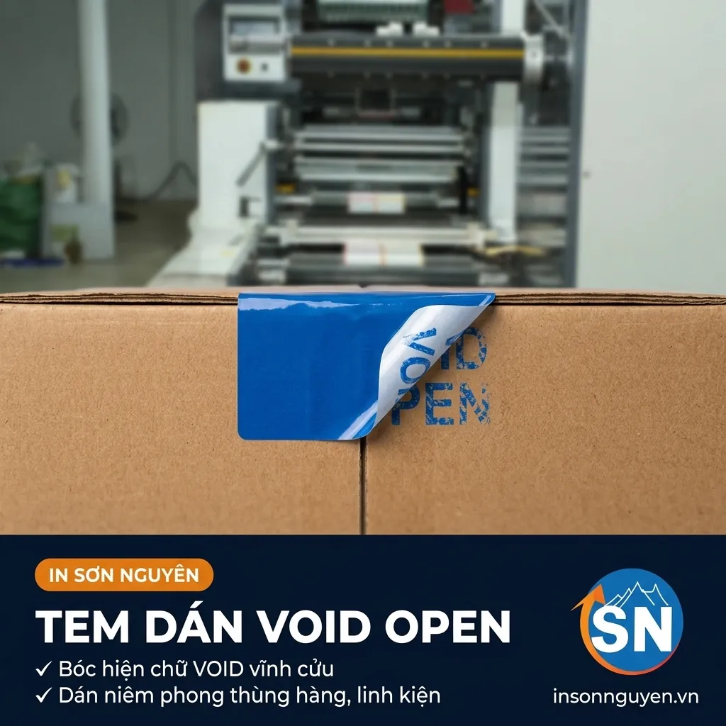 Tem void open dán hộp carton