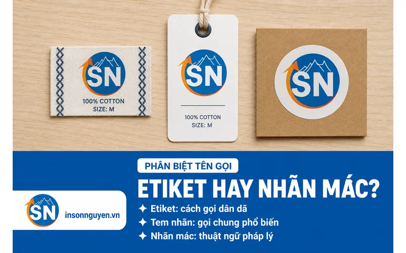 Phân biệt etiket, tem nhãn và nhãn mác