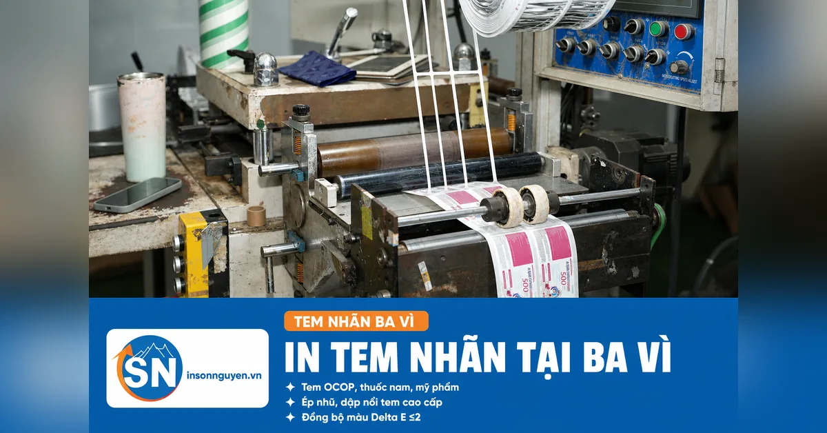 Máy ép nhũ dập nổi Kunlun MQ-320D in tem nhãn Ba Vì