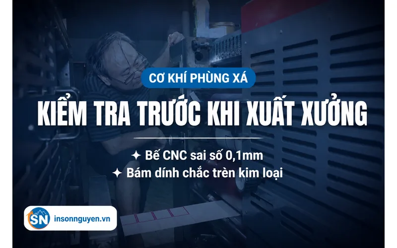 Tem mã vạch bám dính kim loại cho làng nghề cơ kim khí Phùng Xá