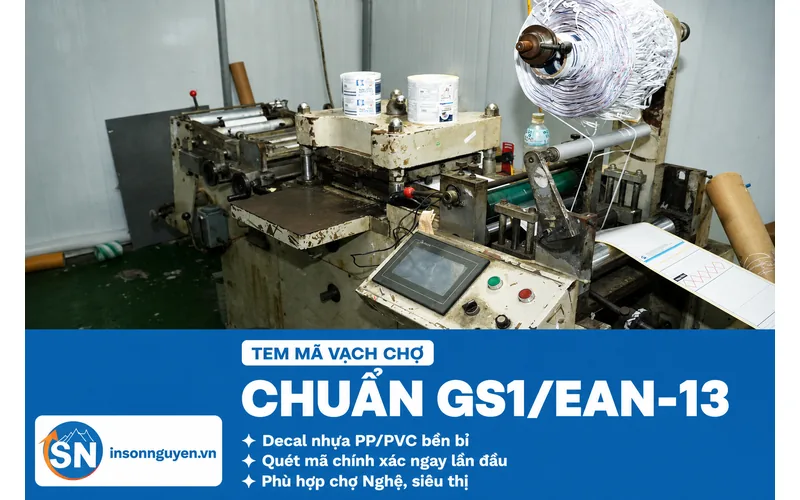 Máy in offset Iwasaki VSUD-250 in tem giấy OCOP Đường Lâm