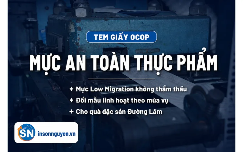 Máy bế Weigang 320 in tem mã vạch cho hàng hóa chợ Nghệ Sơn Tây